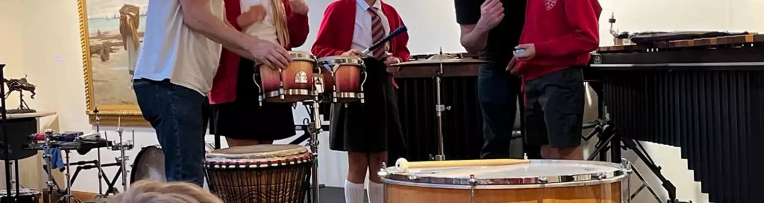 O Duo workshop with children from St Mary